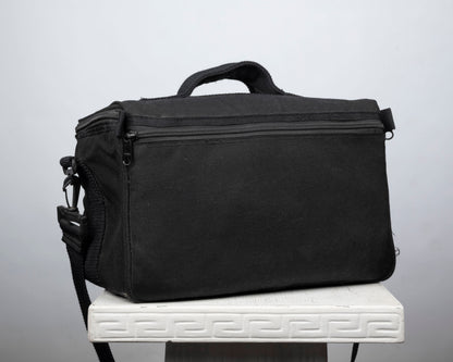 Nikon black and yellow large camera bag