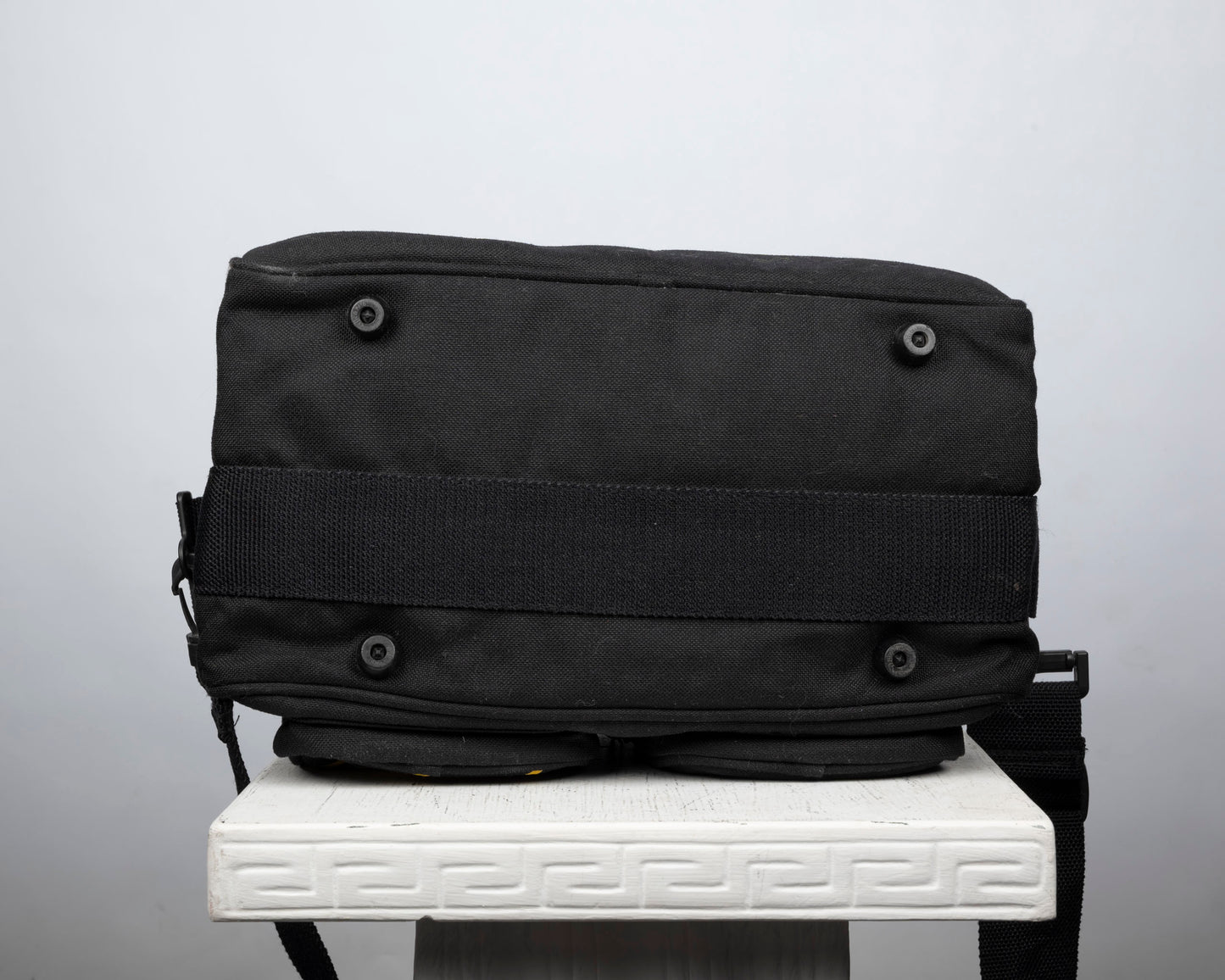 Nikon black and yellow large camera bag