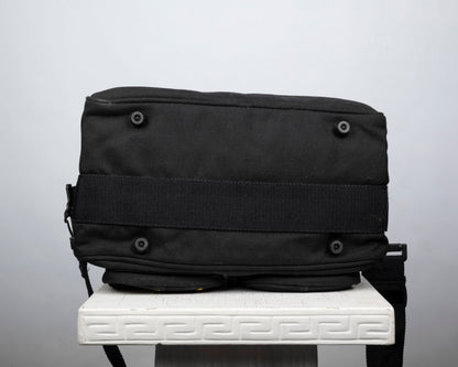 Nikon black and yellow large camera bag