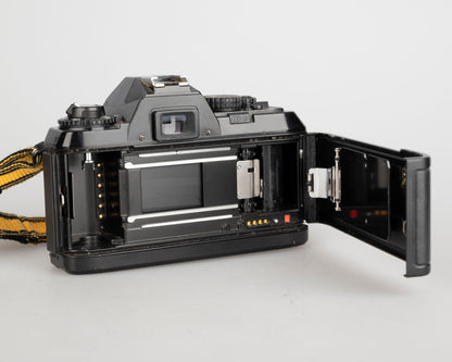 Nikon N2020 35mm film SLR w/ AF Nikkor 50mm f1.8 lens (serial 5387168)