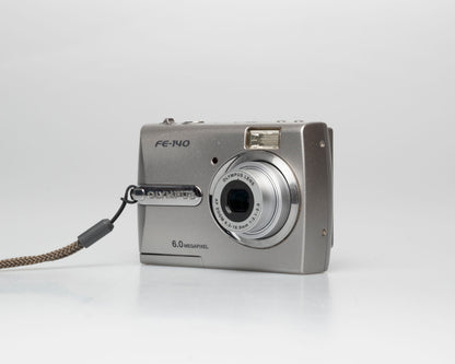 Olympus FE-140 6MP CCD sensor digicam w/ 512MB xD card (serial J69229231)