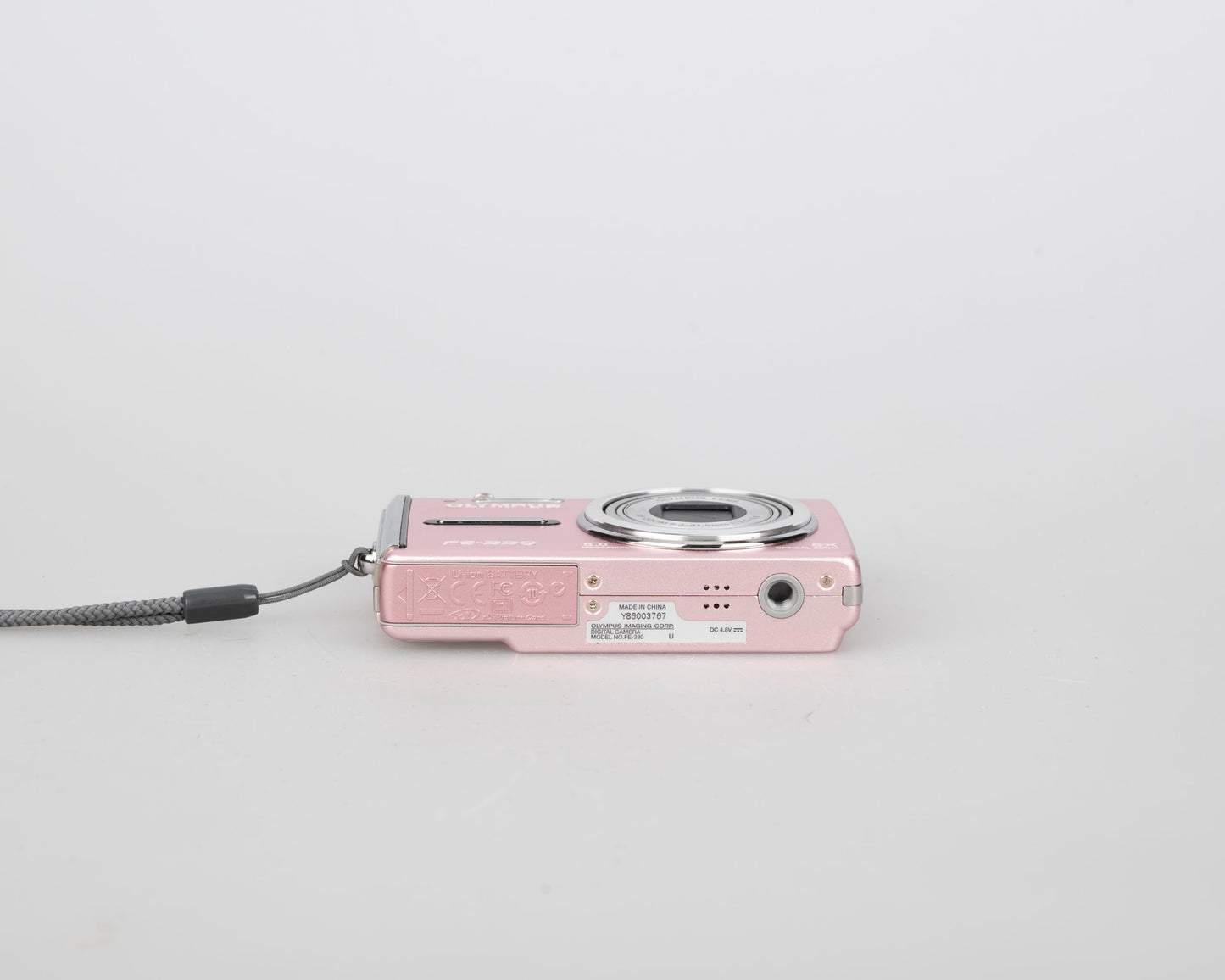 Olympus FE-330 8MP CCD sensor digicam w/ charger + battery + 2GB XD card + case + transfer cable