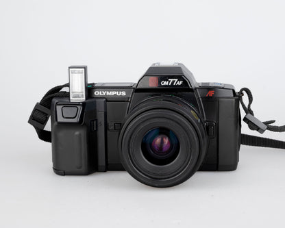 Olympus OM-77AF 35mm film SLR w/ 35-70mm compact zoom len (serial 2051092)