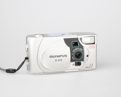 Appareil photo numérique à capteur CCD Olympus Camedia D-370 1,3 MP (utilise SmartMedia et piles AA)