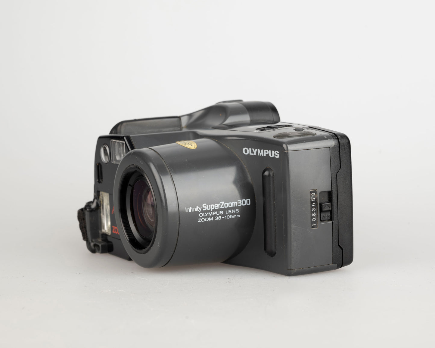 Olympus Infinity SuperZoom 300 35mm film camera (serial 1063558)