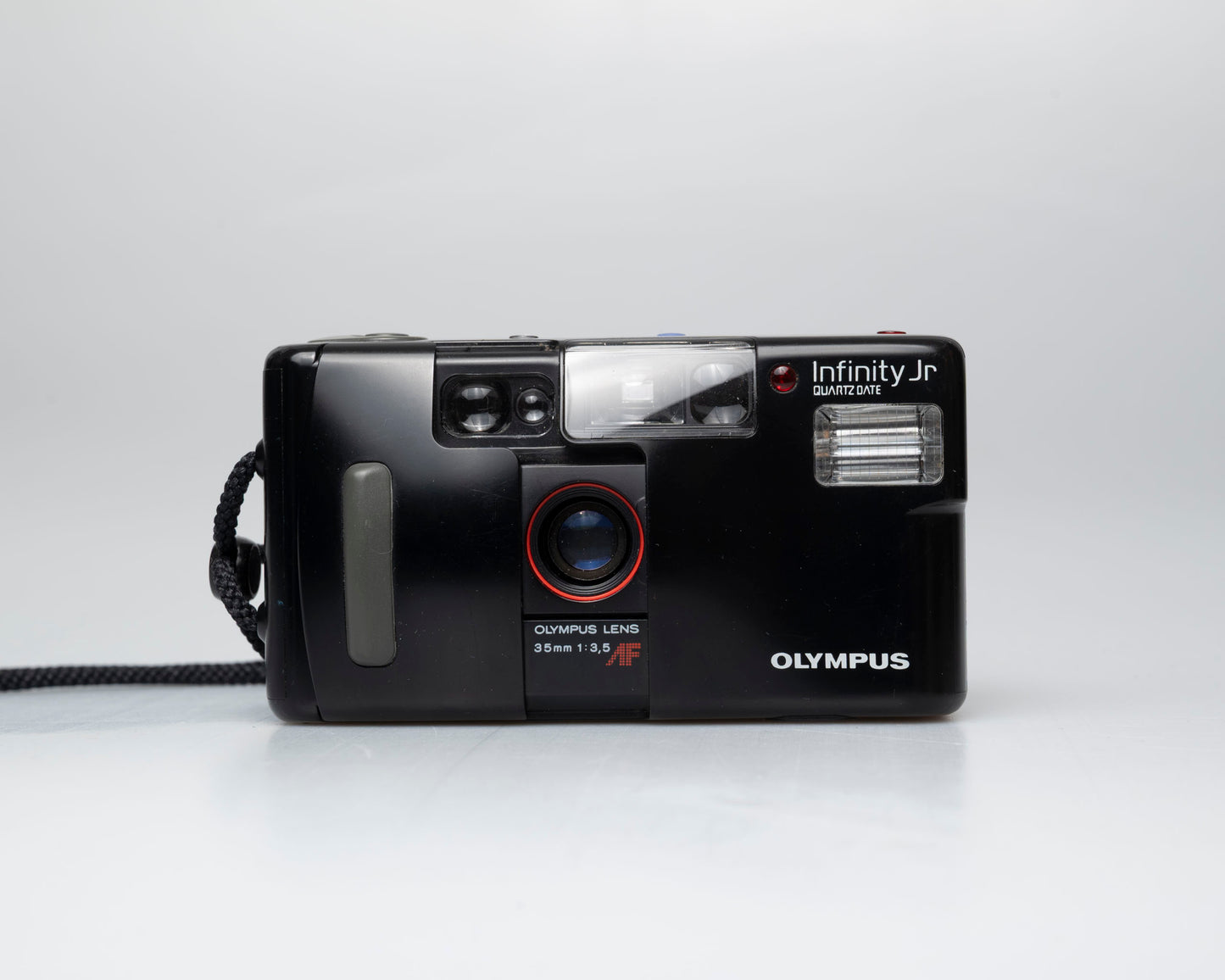 Olympus Infinity Jr Quartz Date 35mm film camera (serial 2496555)
