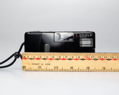 Olympus Infinity Jr Quartz Date 35mm film camera (serial 2496555)
