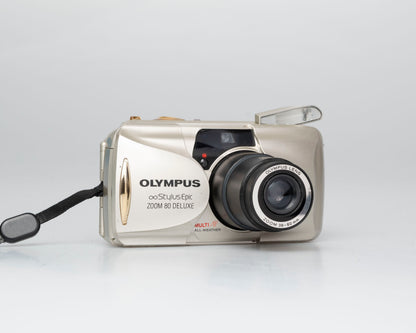 Olympus ∞ Stylus Epic Zoom 80 Deluxe appareil photo 35mm avec étui (série 1094320) | film🎞testé