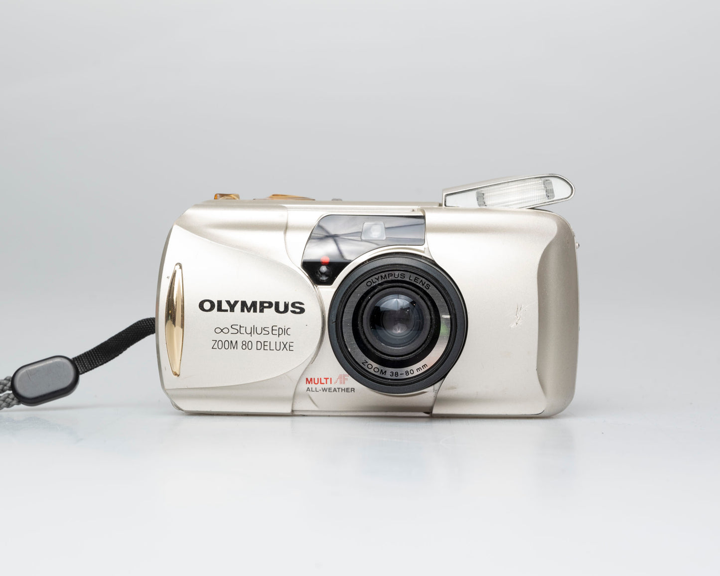 Olympus ∞ Stylus Epic Zoom 80 Deluxe appareil photo 35mm avec étui (série 1094320) | film🎞testé