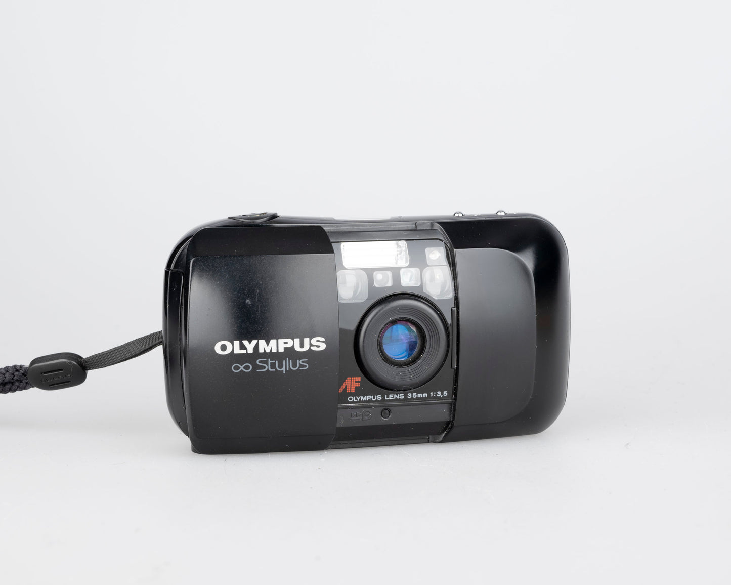 Olympus Infinity Stylus (aka mju-1) 35mm film camera w/ case (serial 1486449)