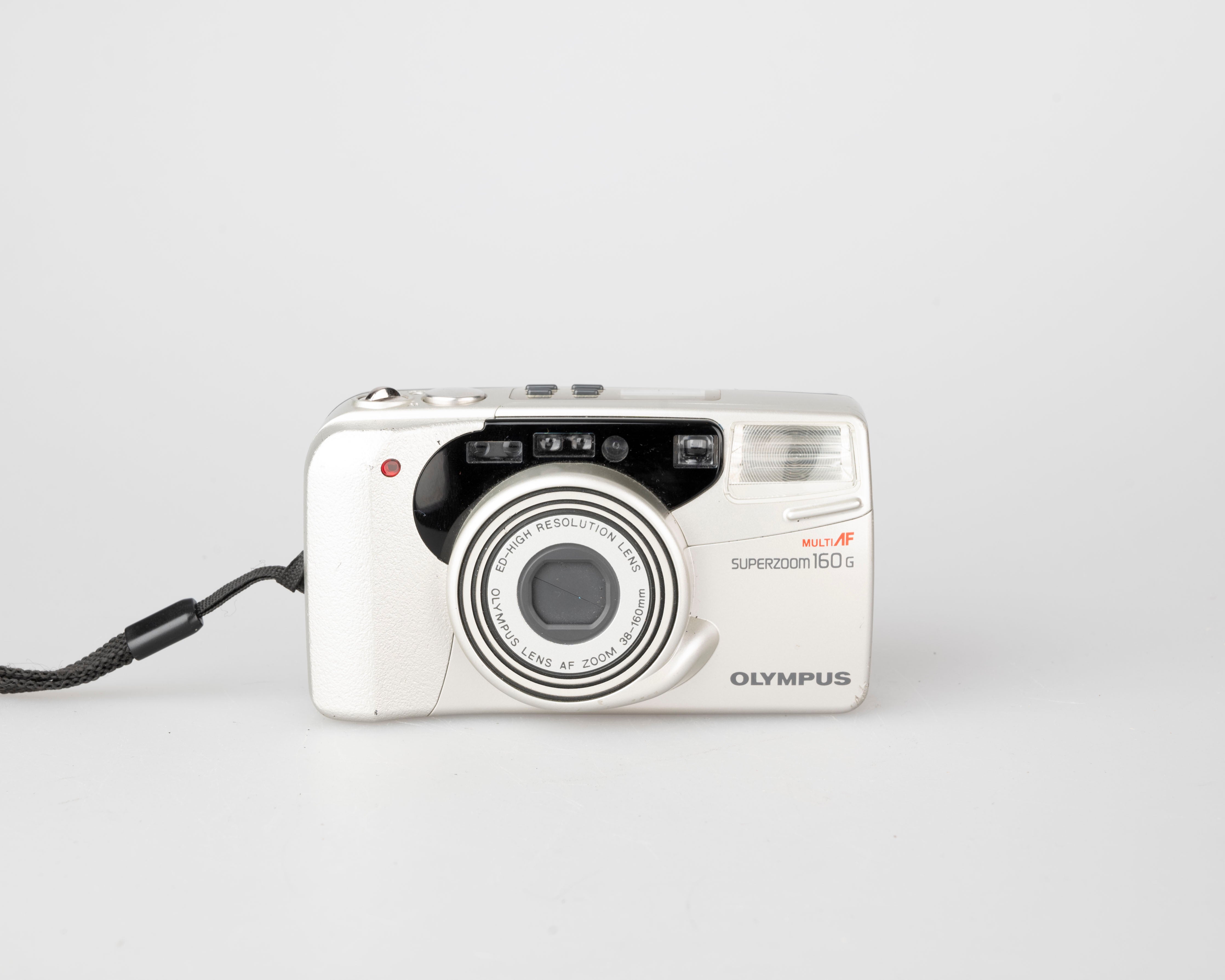 Olympus Superzoom 160G 35mm camera w/ case (serial 5023593) – New
