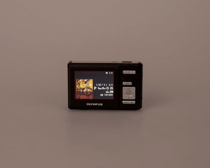Appareil photo numérique à capteur CCD Olympus X-36 12MP avec chargeur + batterie + carte SD 4 Go