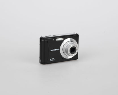 Appareil photo numérique à capteur CCD Olympus X-36 12MP avec chargeur + batterie + carte SD 4 Go