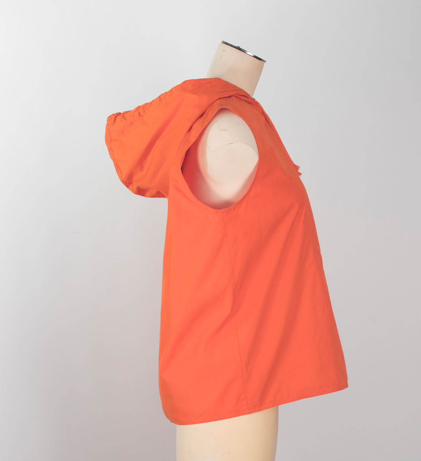 Débardeur en popeline à capuche orange Michael Kors Y2K (petit)