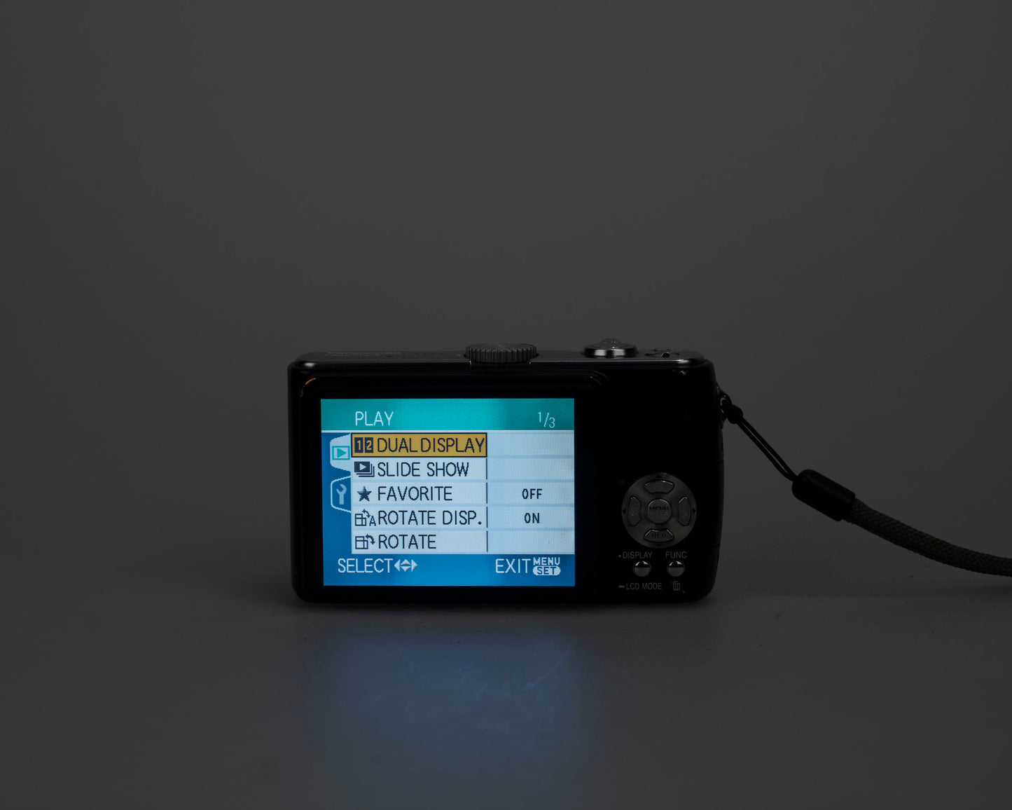 Panasonic Lumix DMC-TZ3 digicam feat/ 7.2 MP CCD sensor + Leica DC Vario-Elmarit lens w/ charger + 2x battery packs