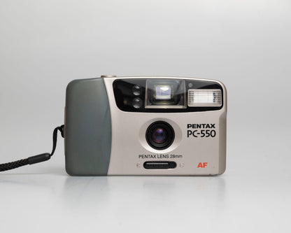 Pentax PC-550 35mm camera (serial 5553729)