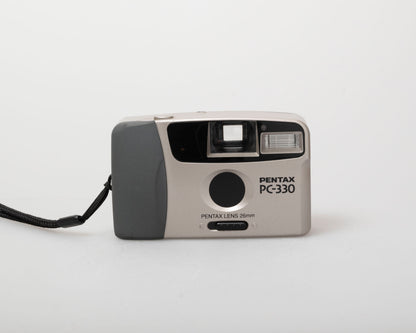 Appareil photo Pentax PC-330 35 mm avec étui (série 5421634)