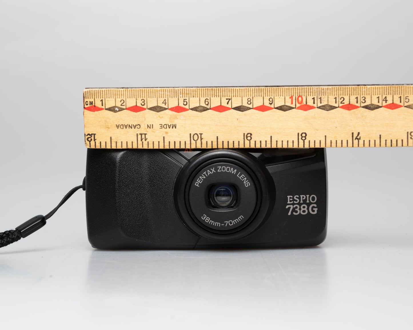 Appareil photo Pentax Espio 738G 35mm avec étui (numéro de série 1628781)