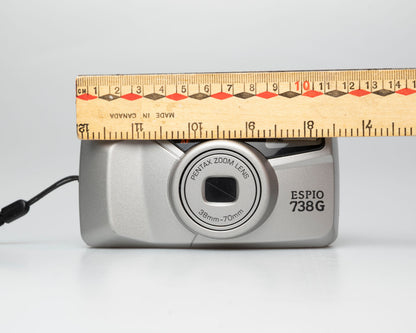 Pentax Espio 738G 35mm camera (serial 3122965)