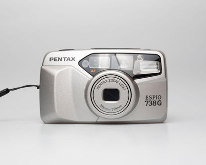 Pentax Espio 738G 35mm camera w/ case (serial 9418397)