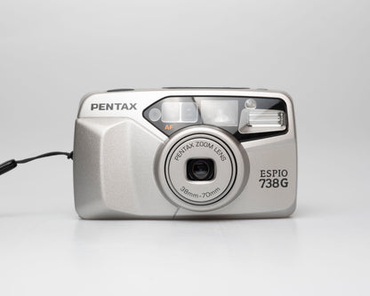 Pentax Espio 738G 35mm camera w/ case (serial 9418397)