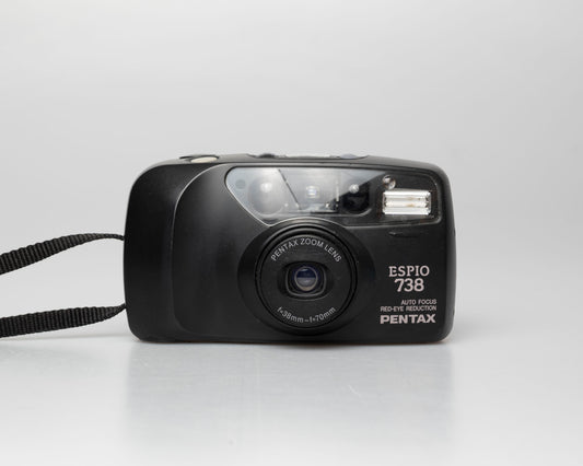 Pentax Espio 738 35mm camera w/ case (serial 2615758)