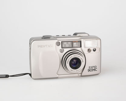 Appareil photo ultra-compact 35 mm Pentax Espio 90MC avec étui (série 9136785)