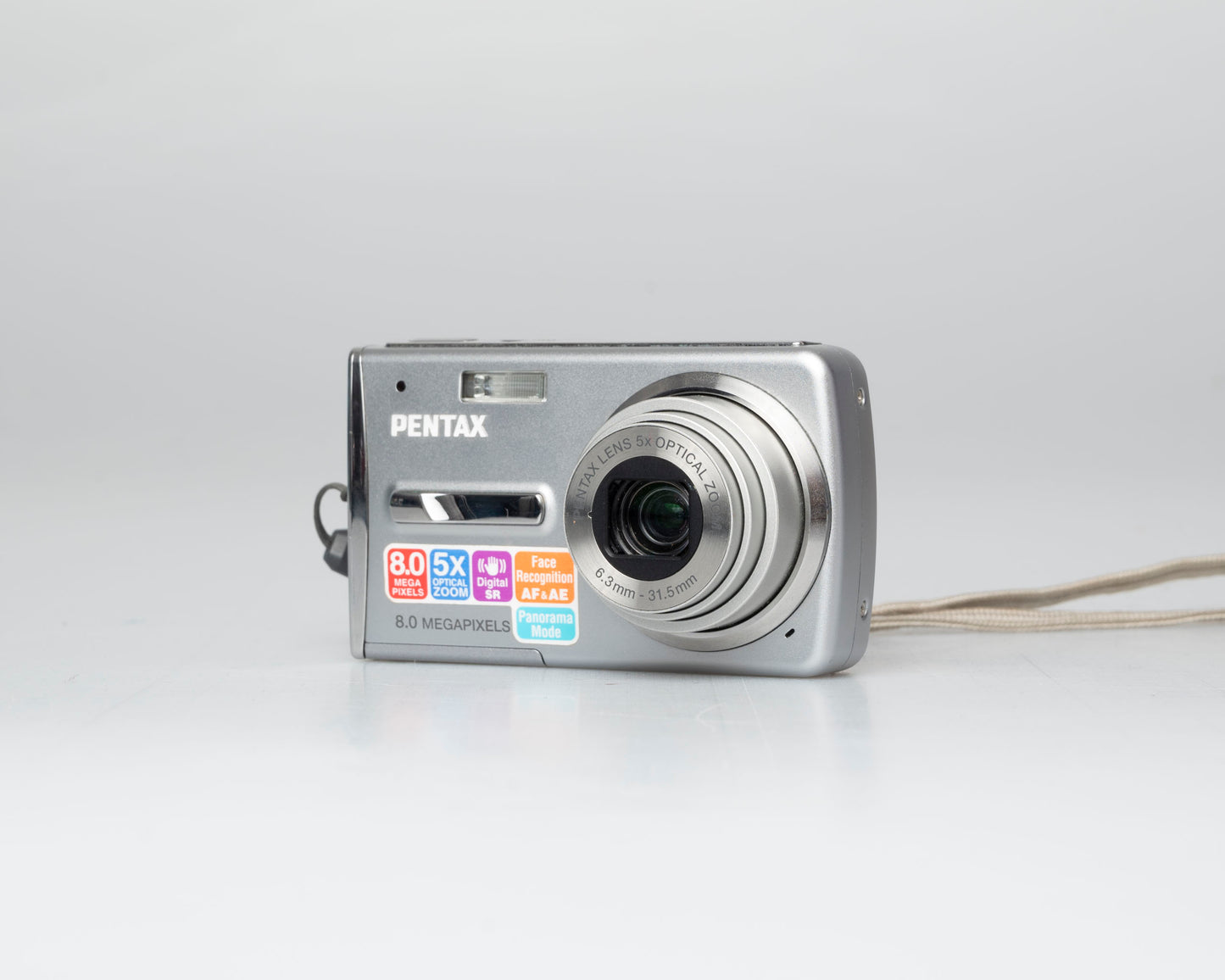 Pentax Optio L50 8 megapixel digicam w/ 2GB SD card + battery + charger (serial 9501125)