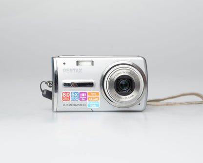 Pentax Optio L50 8 megapixel digicam w/ 2GB SD card + battery + charger (serial 9501125)