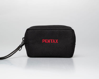 Pentax Optio E60 pink 10 megapixel digicam w/ 8GB SD card + case (serial 1168371)