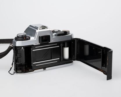 Pentax Program Plus 35mm film SLR w/ 50mm f2 lens + ever-ready case
