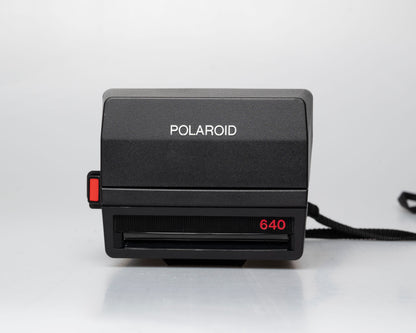 Polaroid 640 instant film camera (serial F1Z93529NB)
