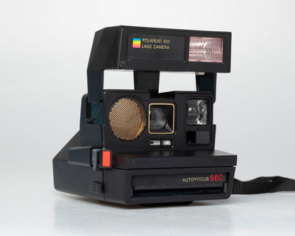 Polaroid Autofocus 660 Land Camera instant film camera (serial C2Z07326NB)