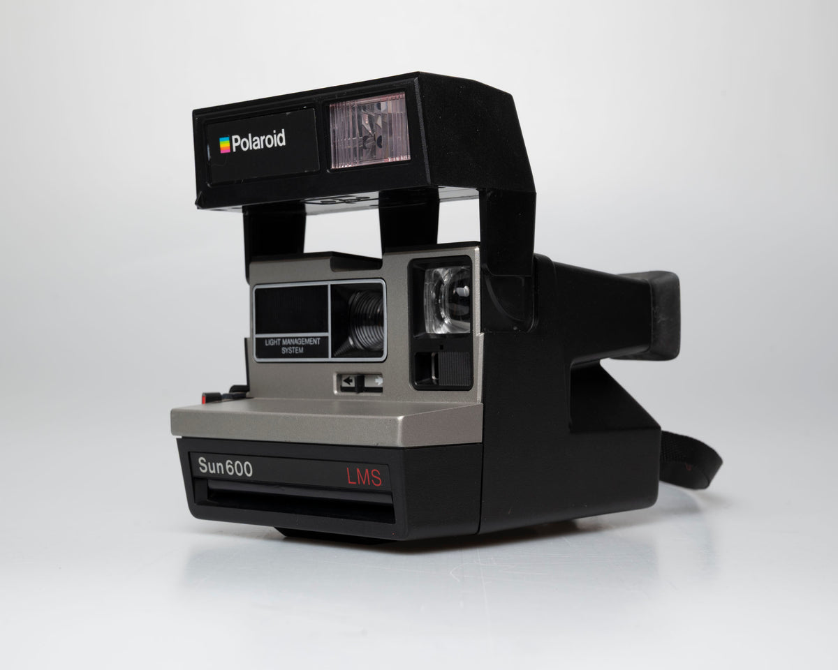 Polaroid Sun 600 LMS instant film camera (serial K4U58220NC) Made-in-USA version