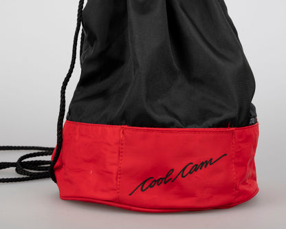 Red Polaroid 600 Supercolors/Cool Cam instant camera w/ matching backpack tote (serial VD7061B)