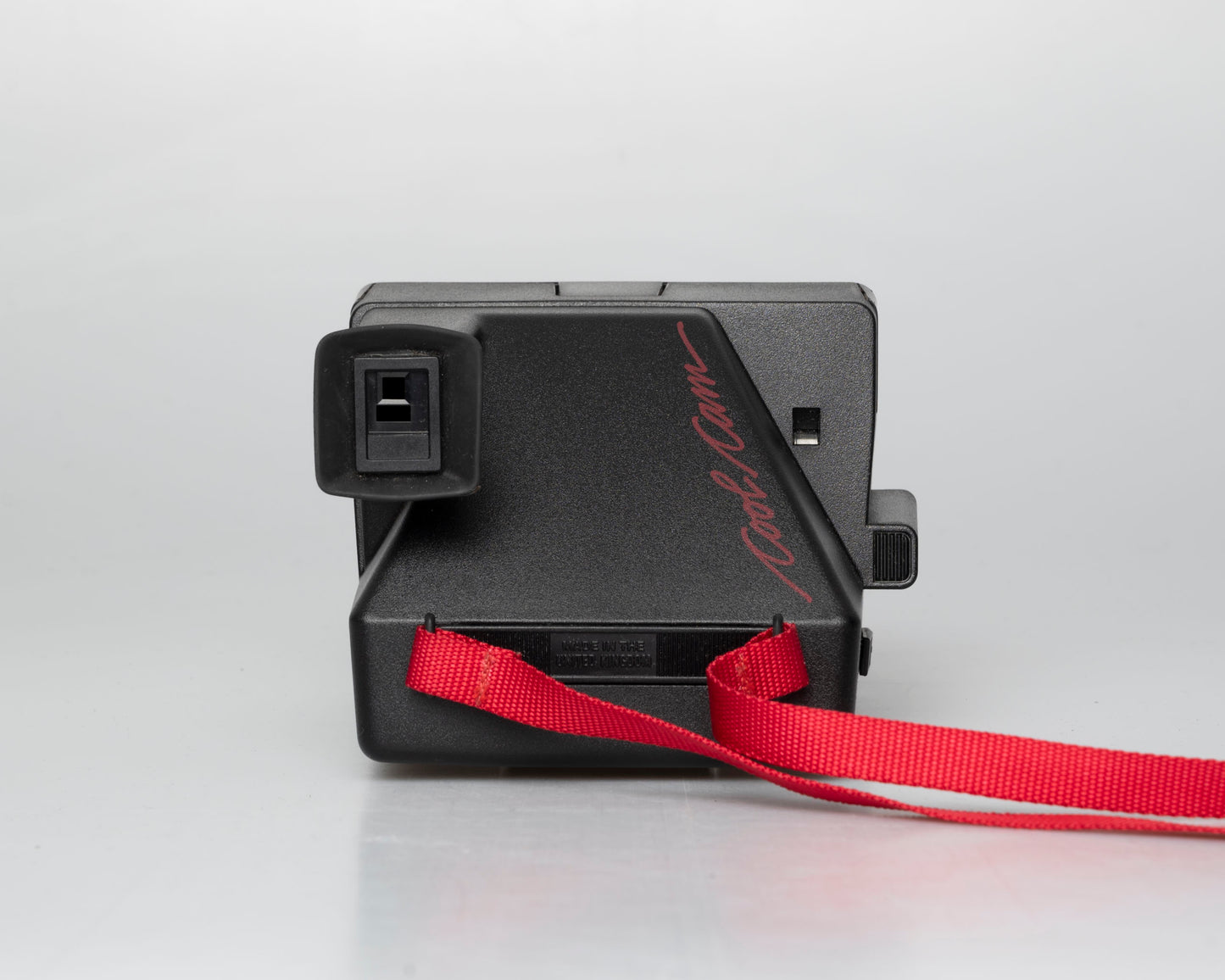 Red Polaroid 600 Cool Cam instant camera w/ matching backpack tote + manual (serial D899687VE)
