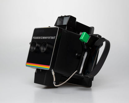 Polaroid Miniportrait 202 dual lens camera w/ 545 Land Film Holder