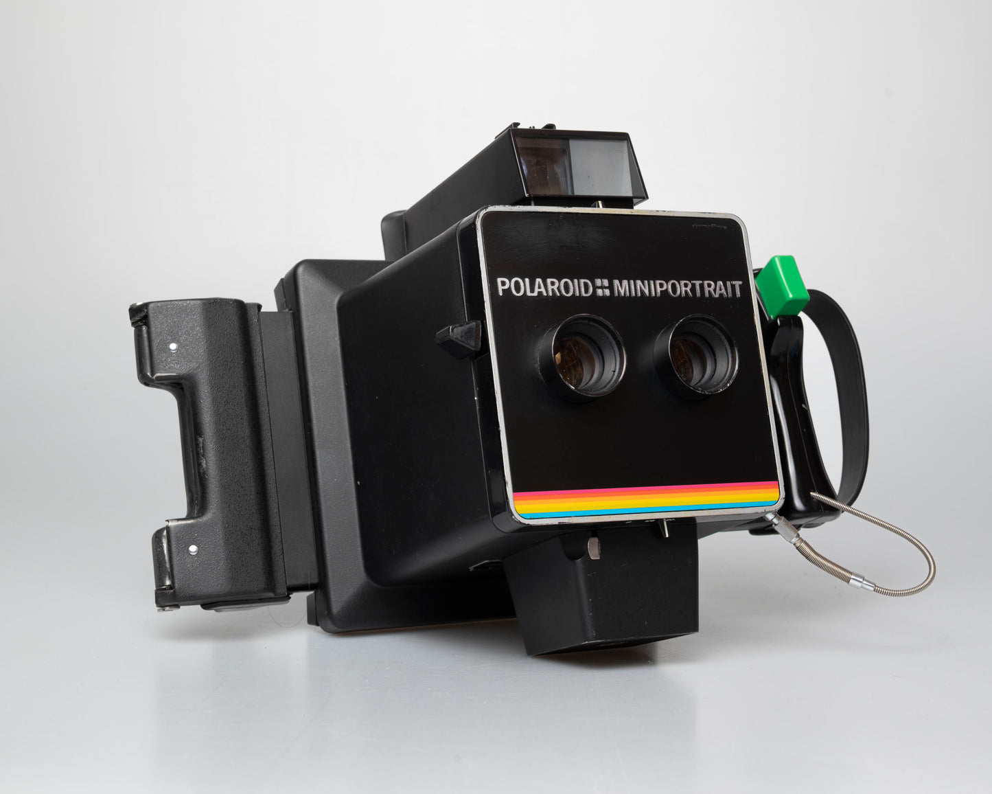 Polaroid Miniportrait 202 dual lens camera w/ 545 Land Film Holder
