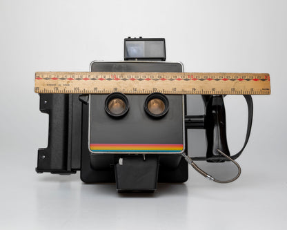 Polaroid Miniportrait 202 dual lens camera w/ 545 Land Film Holder