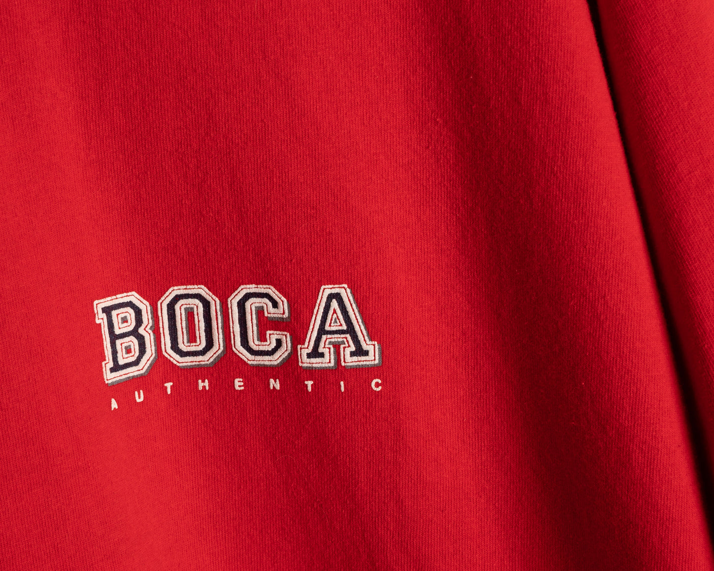T-shirt rouge BOCA - fabriqué au Canada - grand