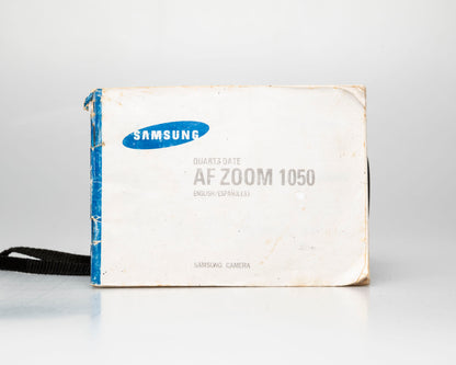 Samsung AF Zoom 1050 35mm camera w/ case + manual (serial 97101758)