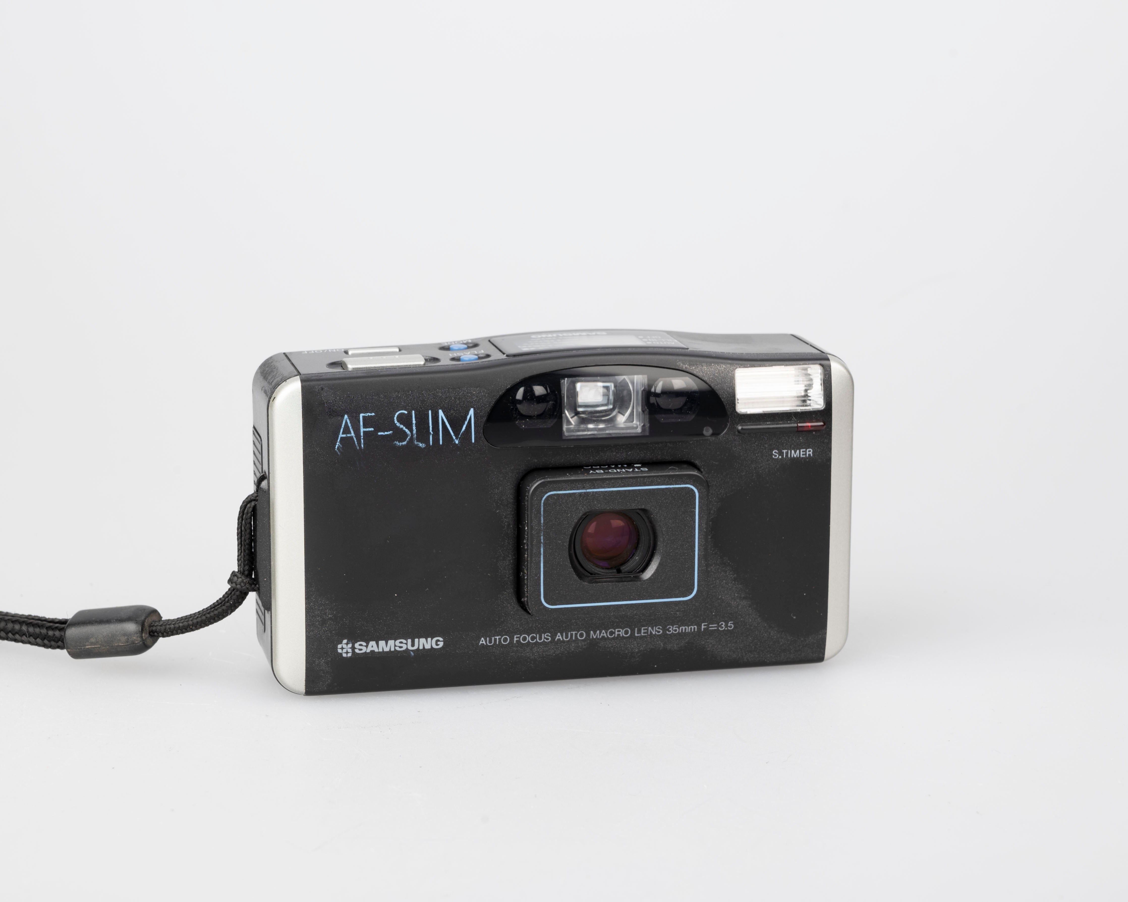 Samsung AF Slim 35mm film camera w/ case – New Wave Pool