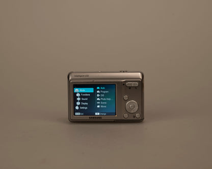 Appareil photo numérique à capteur CCD Samsung ES17 12,2 MP (utilise des piles AA + des cartes SD)
