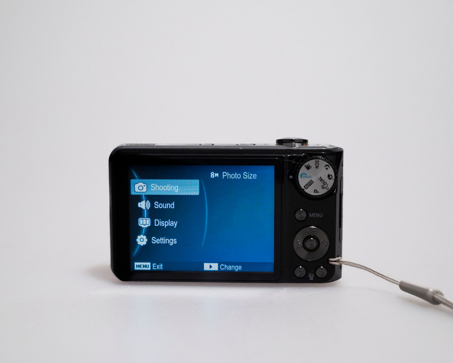 Appareil photo numérique à capteur CCD Samsung PL150 12,4 MP avec micro SD 8 Go + boîtier + chargeur