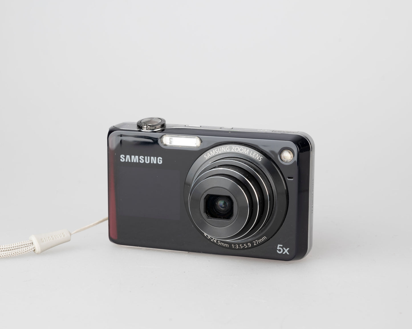 Appareil photo numérique à capteur CCD Samsung PL150 12,4 MP avec micro SD 8 Go + boîtier + chargeur