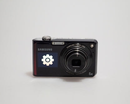 Appareil photo numérique à capteur CCD Samsung PL150 12,4 MP avec micro SD 8 Go + boîtier + chargeur