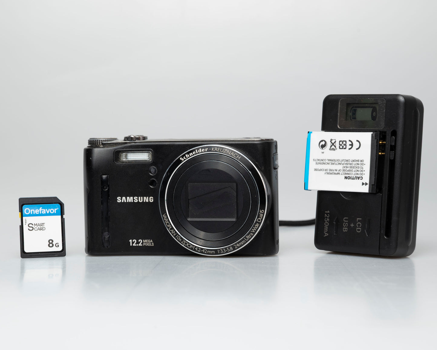 Samsung WB550 appareil photo numérique 12MP avec carte SD de 8 Go + batterie + chargeur (numéro de série A2CCC90SB01804F)
