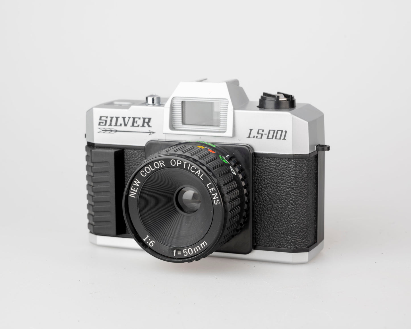 Appareil photo 35 mm sans mise au point avec objectif couleur argent LS-001 avec étui et manuel