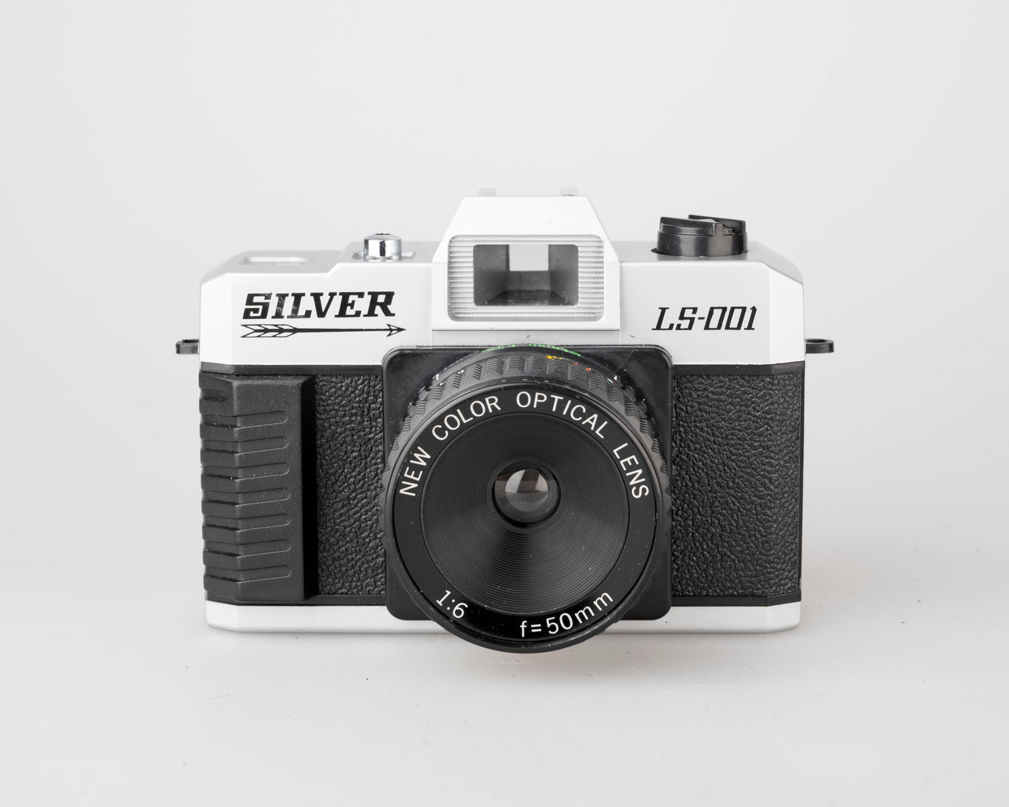 Appareil photo 35 mm sans mise au point avec objectif couleur argent LS-001 avec étui et manuel