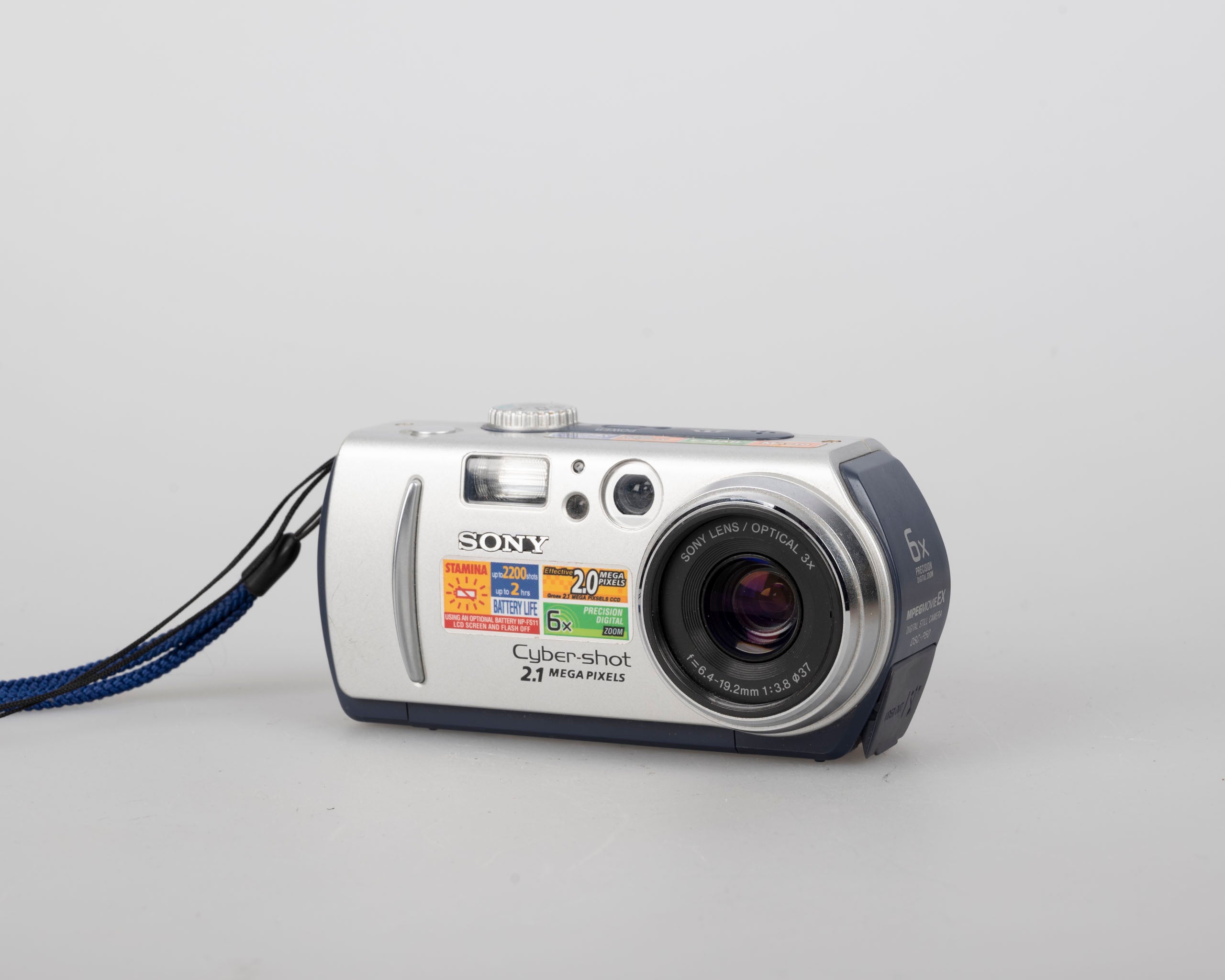 Sony Cyber-Shot DSC-P50 2.1 MP CCD sensor digicam (uses AA